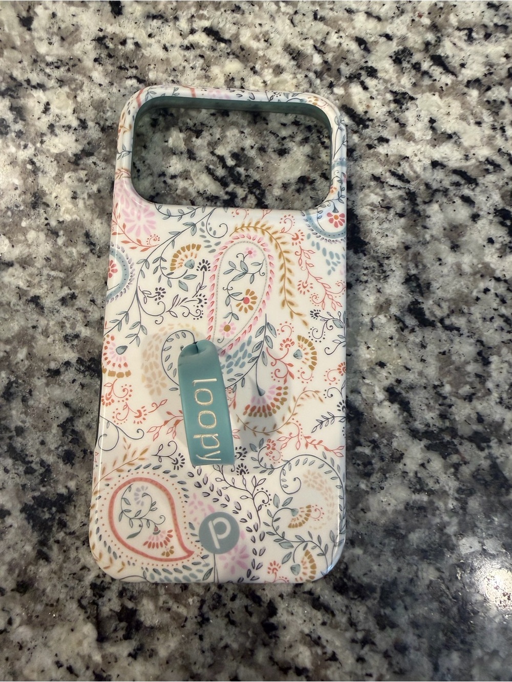 Loopy paisley floral iPhone 17 pro max case